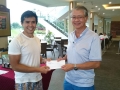 Longest drive winner: Leon Koh